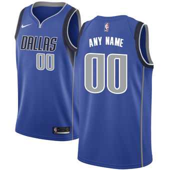 Men & Youth Customized Dallas Mavericks Nike Royal Swingman Icon Edition Jersey